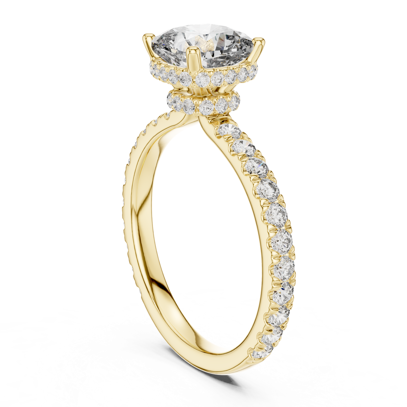 Gold Ring DDLR-165, Yellow Gold