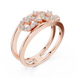 Gold Ring LR-01 (72), Rose Gold, view 2
