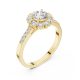 Gold Ring ALR-66, Yellow Gold, view 2