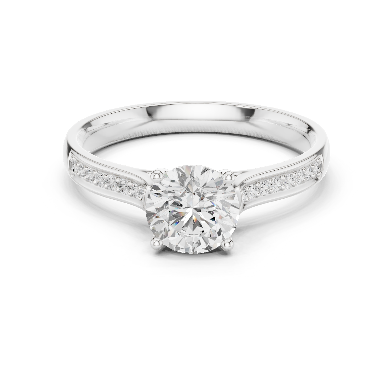 Gold Ring DDLR-772, White Gold
