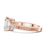 Gold Ring DDLR-981, Rose Gold, view 3