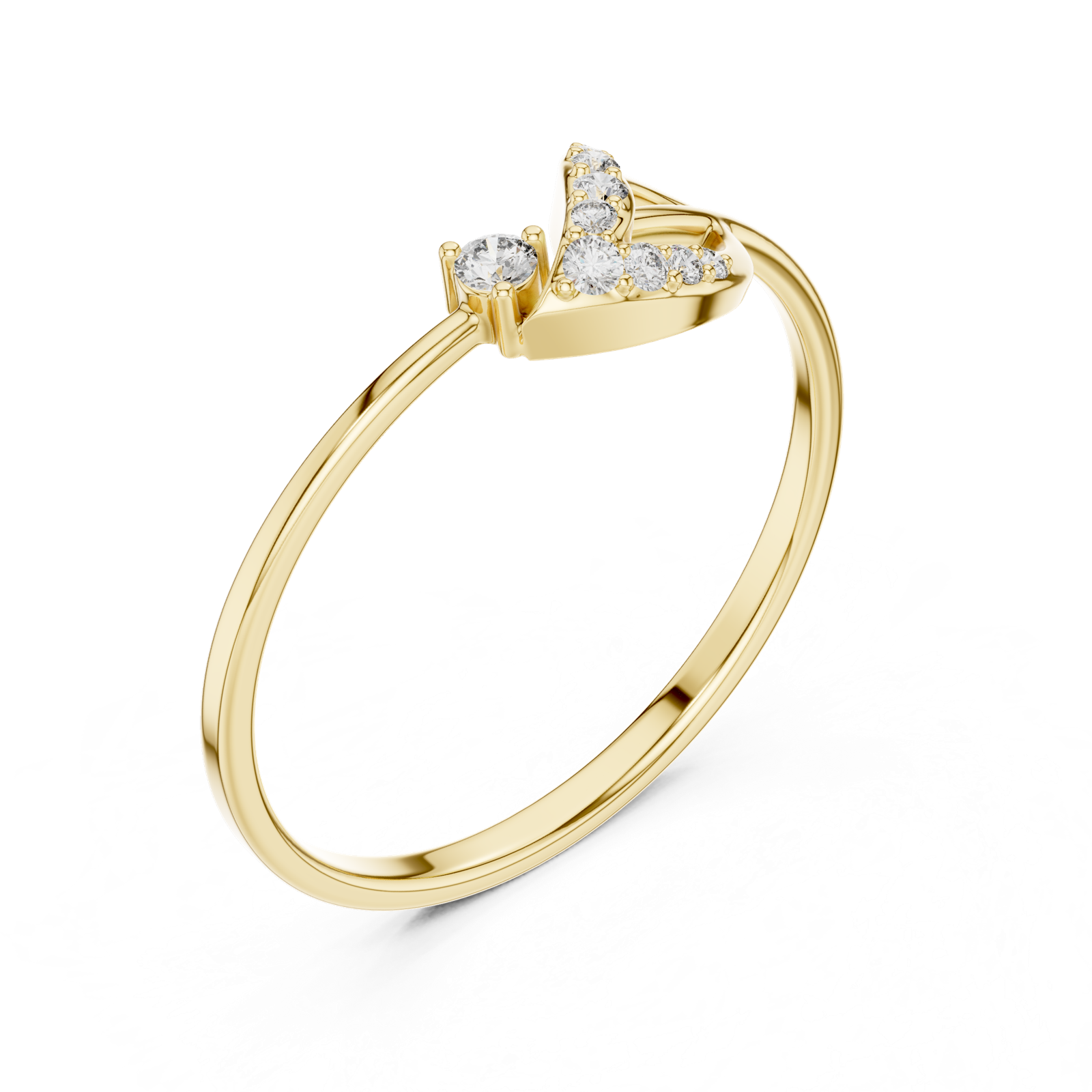Gold Ring 1 (143), Yellow Gold, view 2