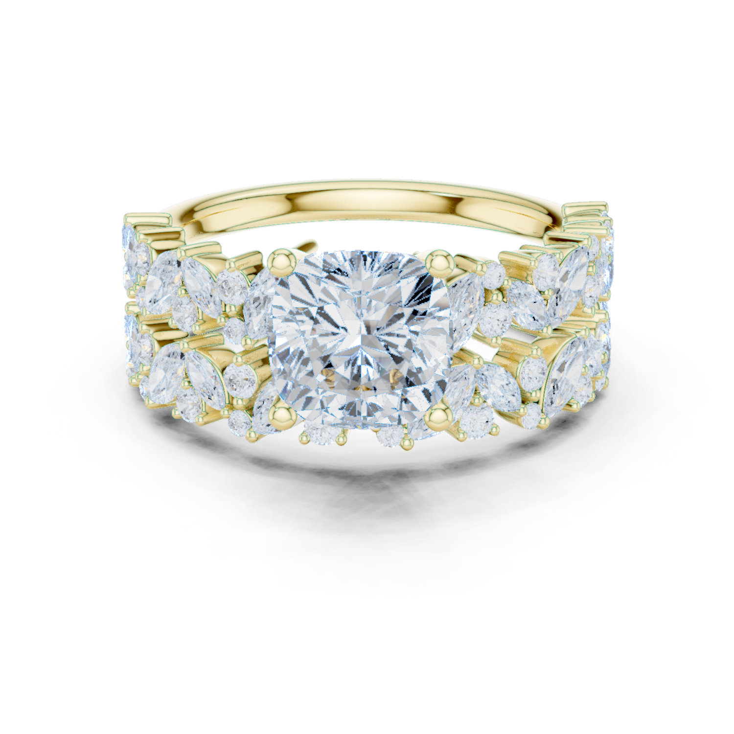 Gold Ring DDLR-941, Yellow Gold