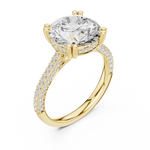 Gold Ring DDLR-960, Yellow Gold, view 2