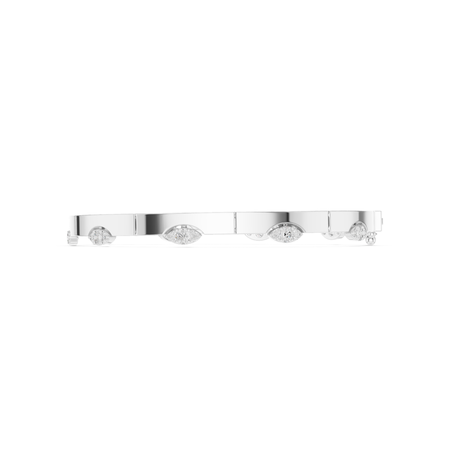 Gold Bracelet SBWB (20), White Gold, view 3