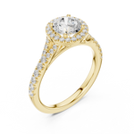 Gold Ring DDLR-914, Yellow Gold, view 2