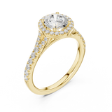 Gold Ring DDLR-914, Yellow Gold, view 2