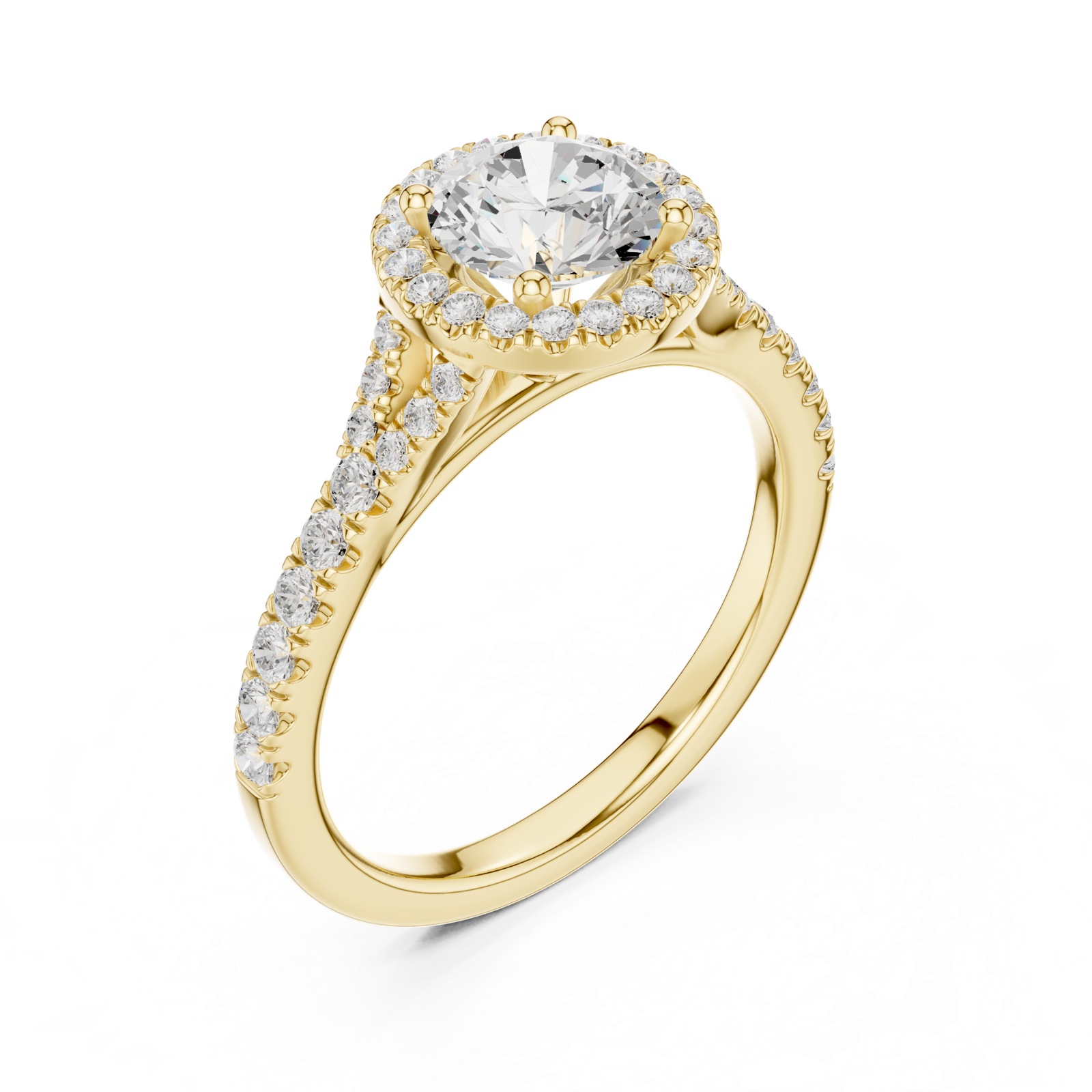 Gold Ring DDLR-914, Yellow Gold, view 2