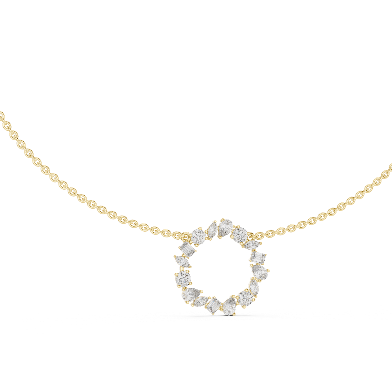 Gold Pendant GNK-0011, Yellow Gold, view 1