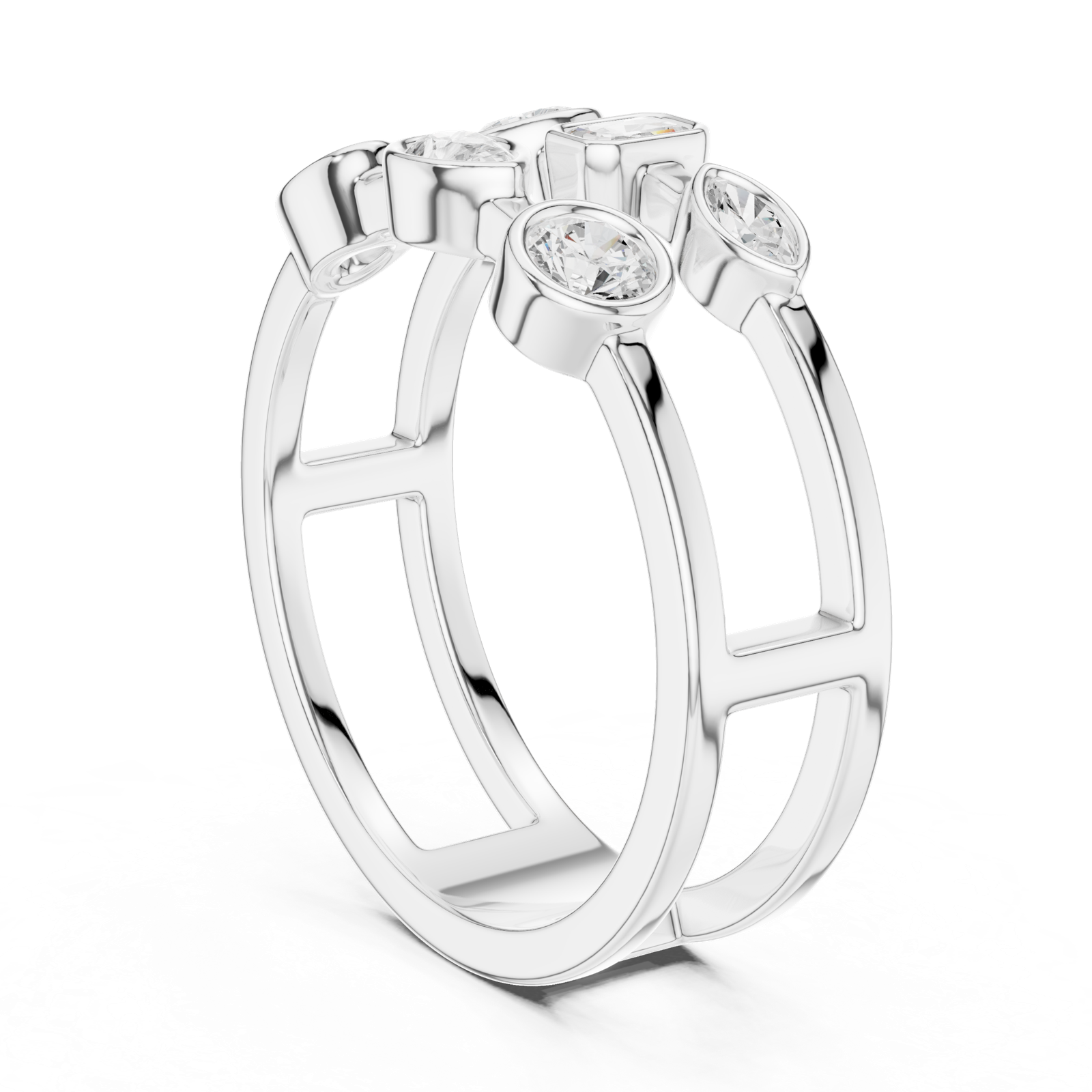 Gold Ring SBWR(16), White Gold
