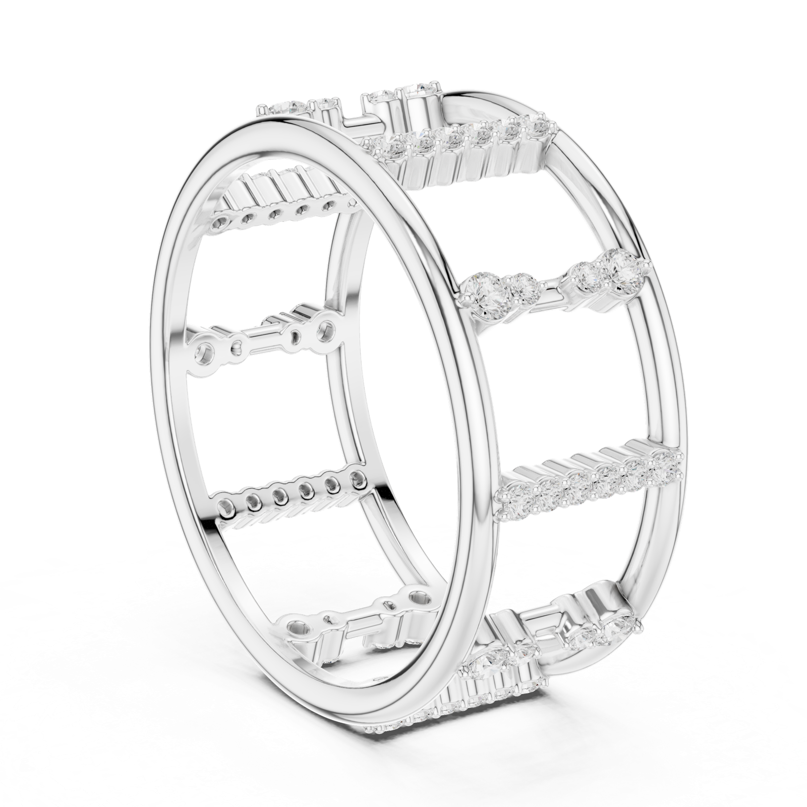 Gold Ring SBWR(48), White Gold
