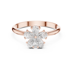 Gold Ring HLR-92, Rose Gold, view 4