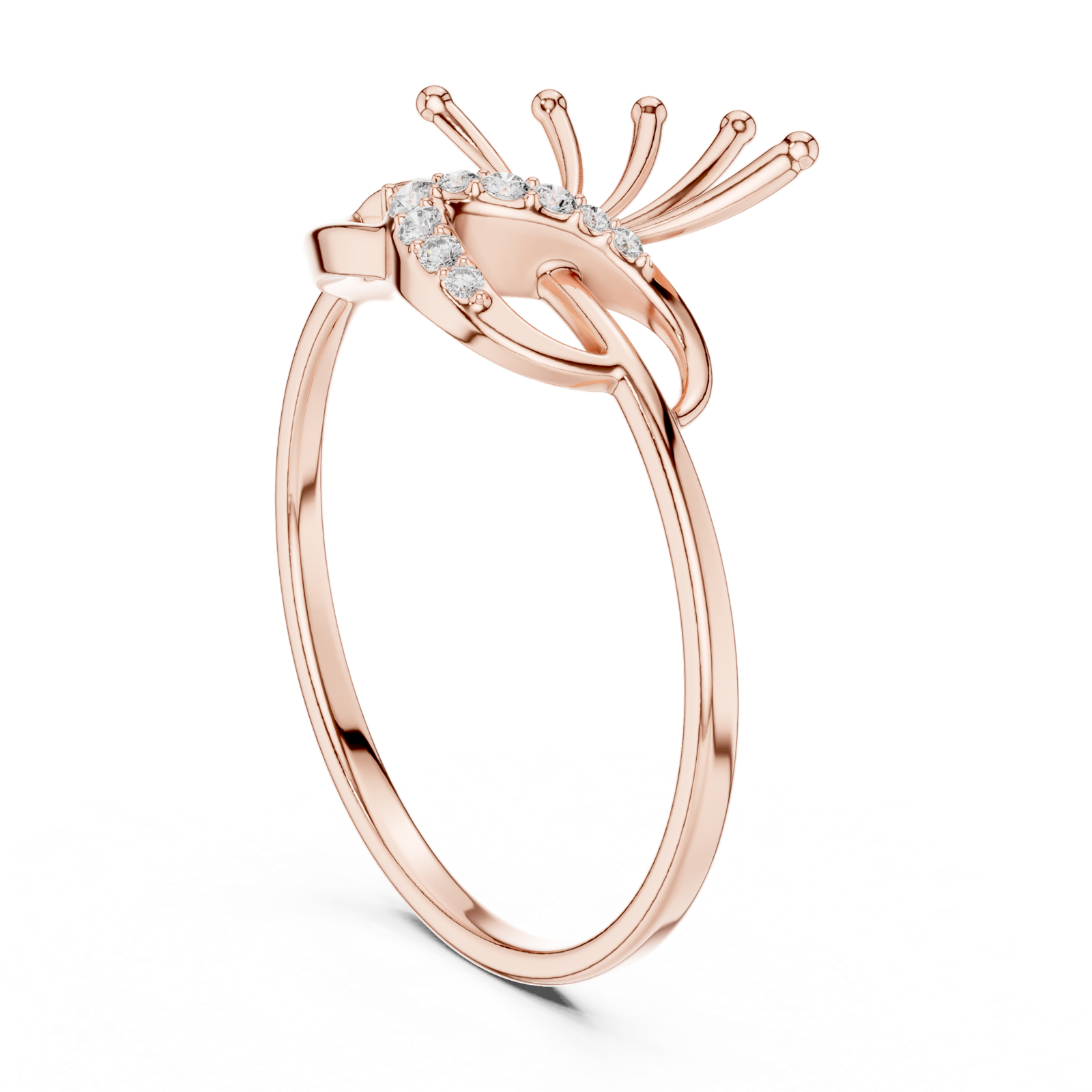 Gold Ring 1 (142), Rose Gold