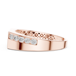 Gold Men's Ring GGR-0009, Rose Gold, view 3