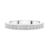 Gold Ring DDLR-229, White Gold, view 3