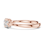 Gold Ring DDLR-667, Rose Gold, view 3