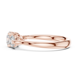 Gold Ring DDLR-667, Rose Gold, view 3
