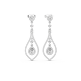 Gold Earrings 3-10006E_115_M, White Gold