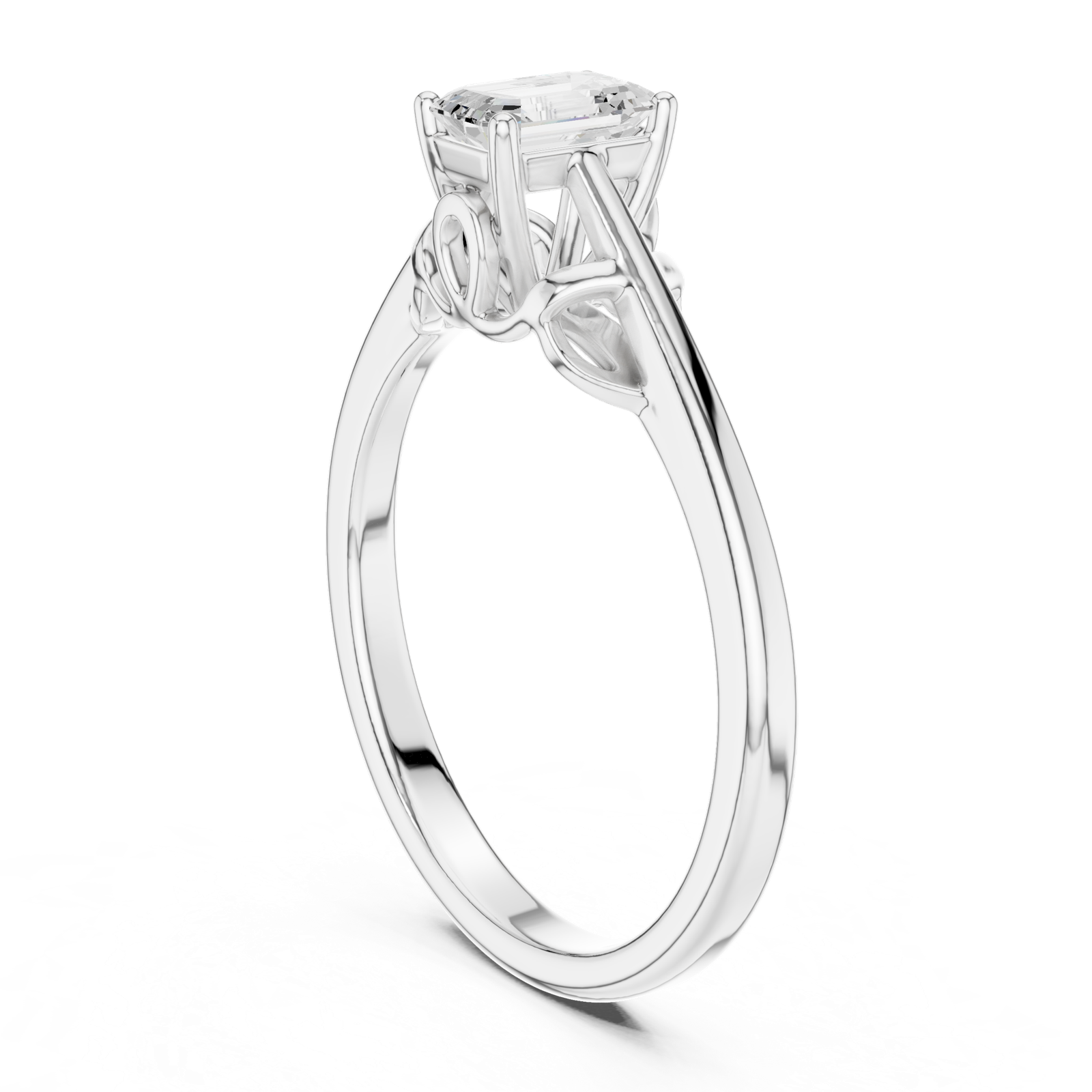 Gold Ring DDLR-483, White Gold
