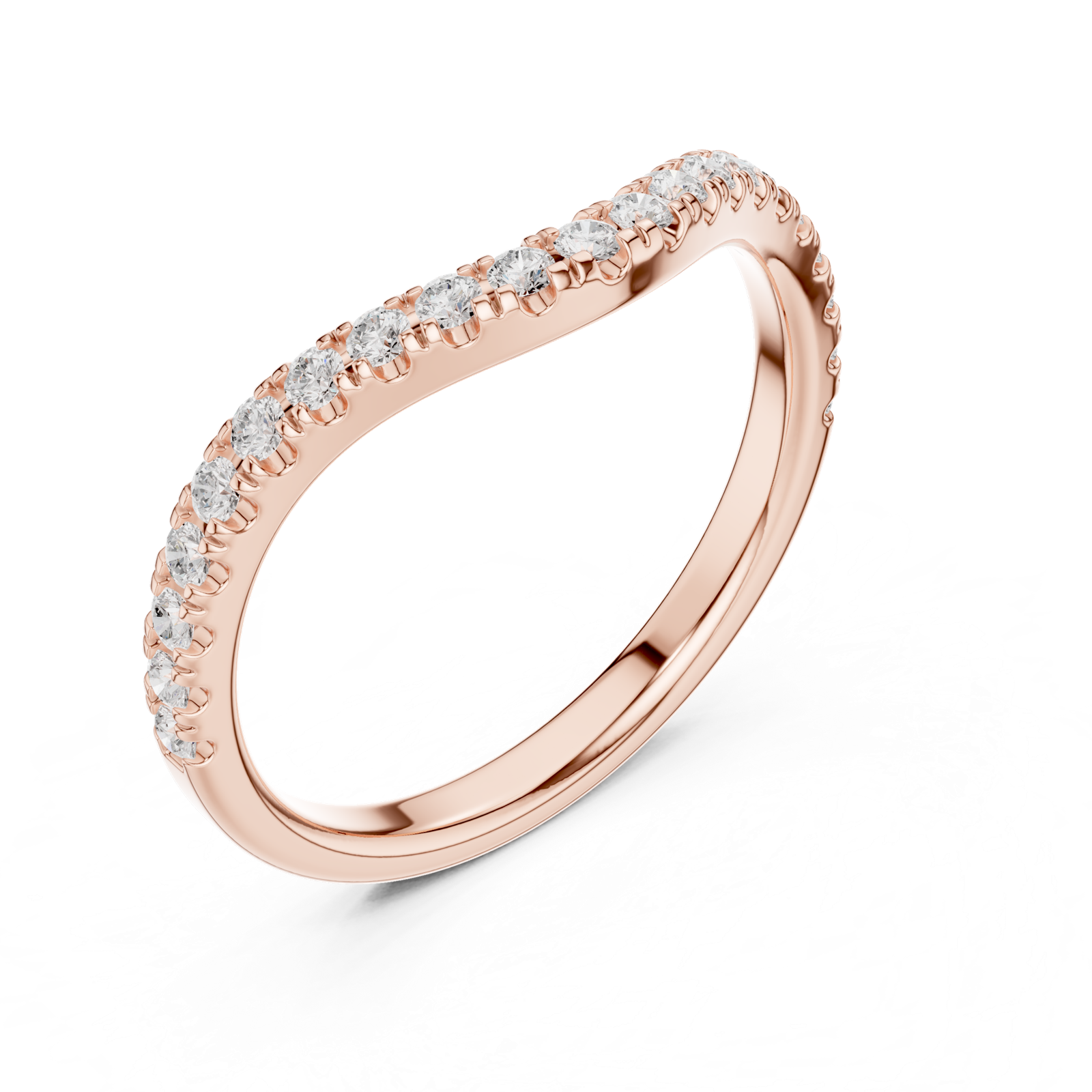 Gold Ring DDLR-791, Rose Gold, view 2