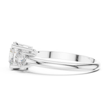 Gold Ring DDLR-1099, White Gold, view 3