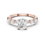 Gold Ring DDLR-907, Rose Gold