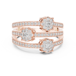 Gold Ring 19-120020L, Rose Gold, view 4