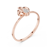 Gold Ring 1 (170), Rose Gold, view 2