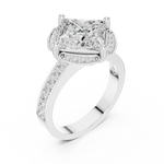 Gold Ring DDLR-361, White Gold, view 2