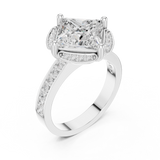 Gold Ring DDLR-361, White Gold, view 2