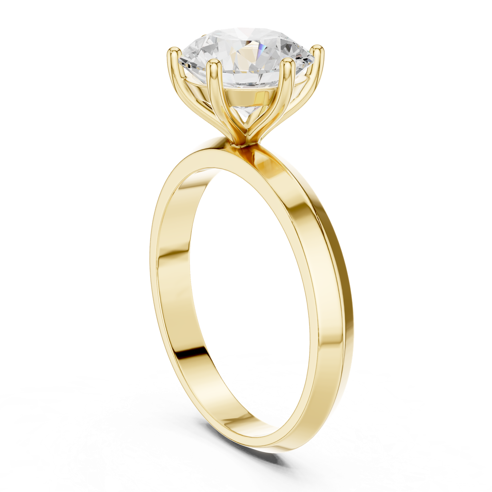 Gold Ring DDLR-694, Yellow Gold, view 1
