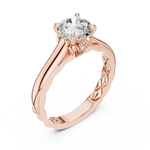 Gold Ring LR-0044, Rose Gold, view 2