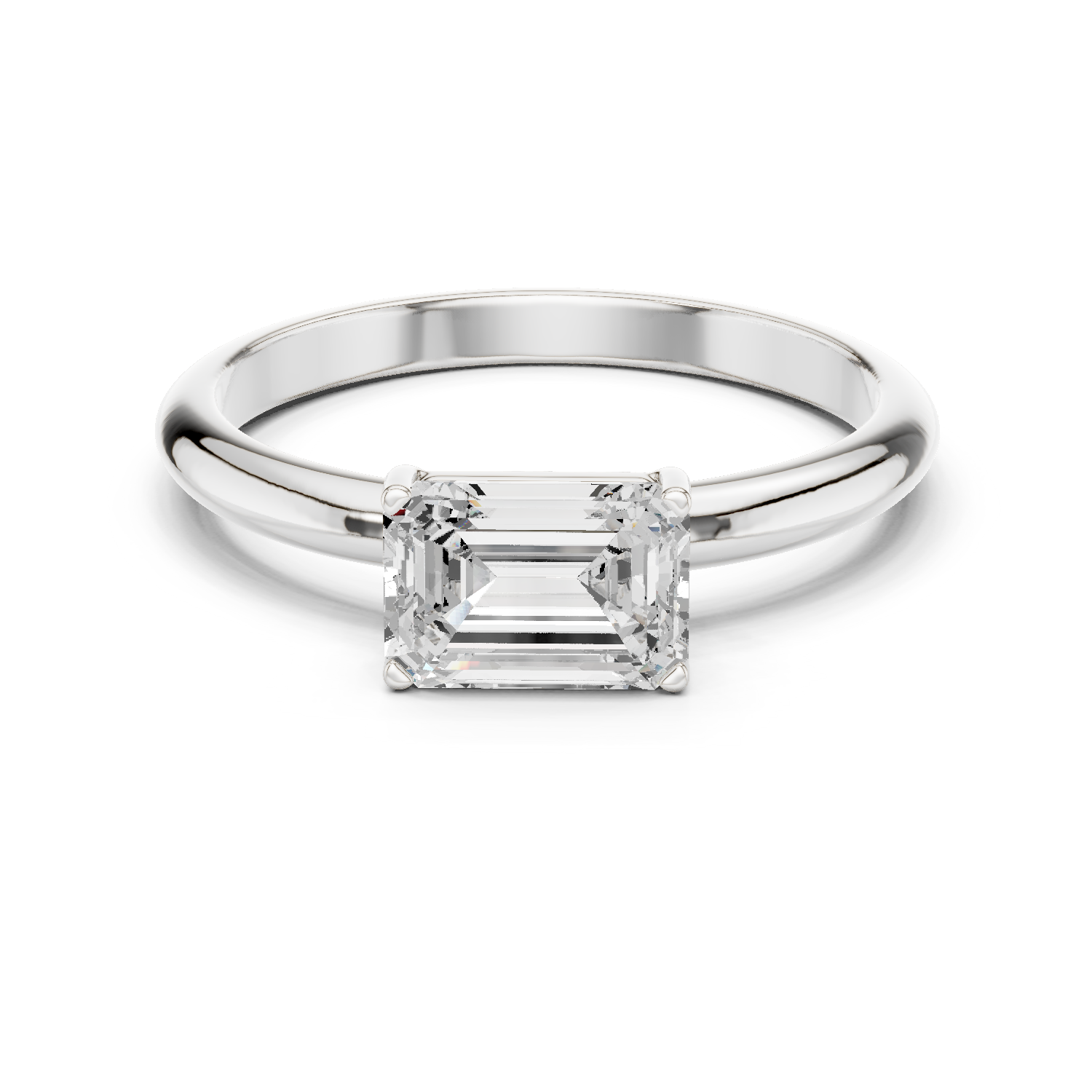 Gold Ring DDLR-1076, White Gold