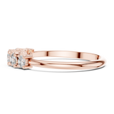 Gold Ring HLR-105, Rose Gold, view 3