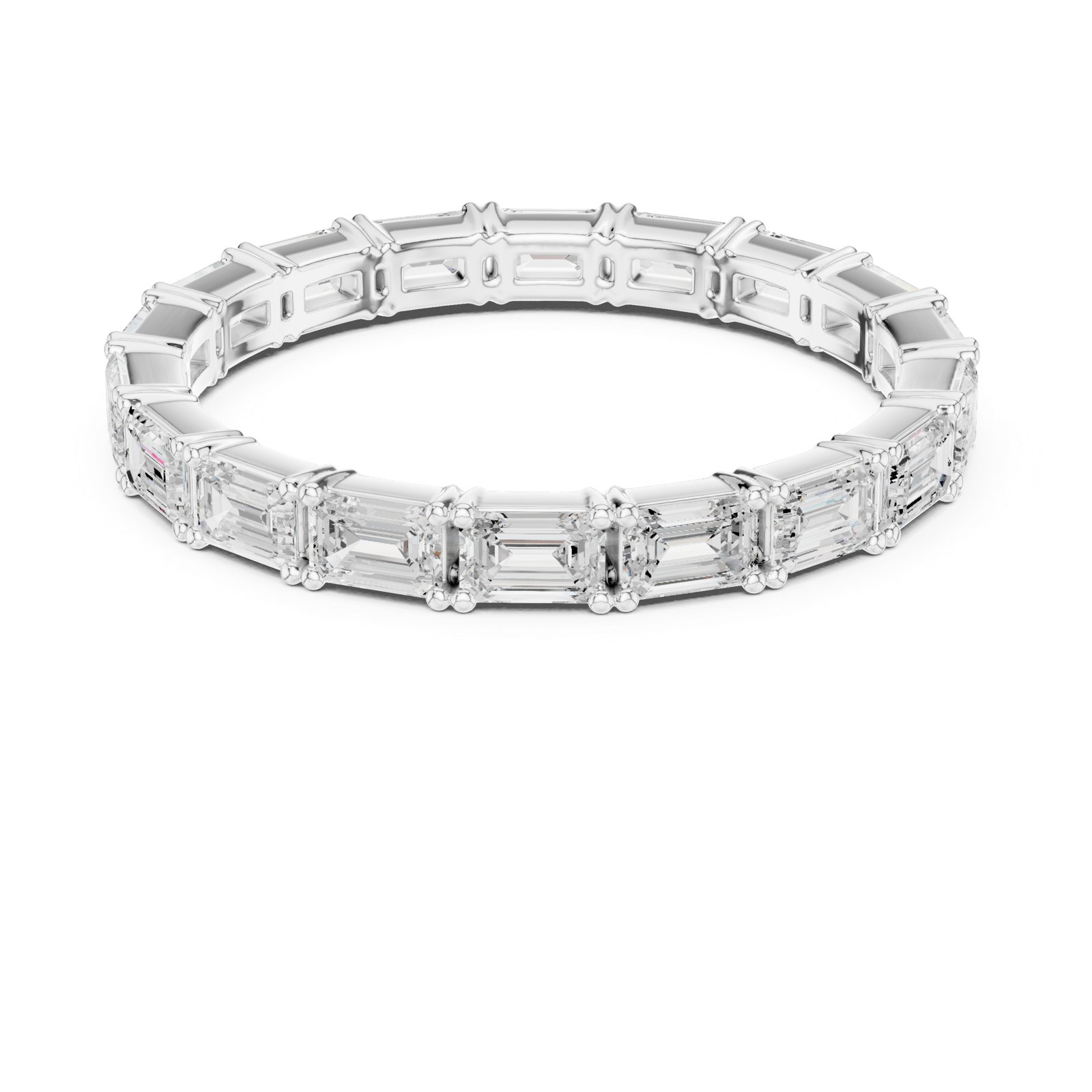 Gold Ring DDLR-625, White Gold, view 4