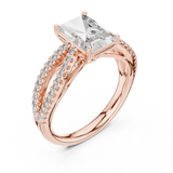 Gold Ring L03-704, Rose Gold, view 2