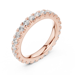 Gold Ring DDLR-607, Rose Gold, view 2