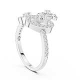 Gold Ring LR-01 (52), White Gold