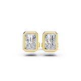 Gold Jewelry DDER-001, Radiant center stone, Yellow Gold