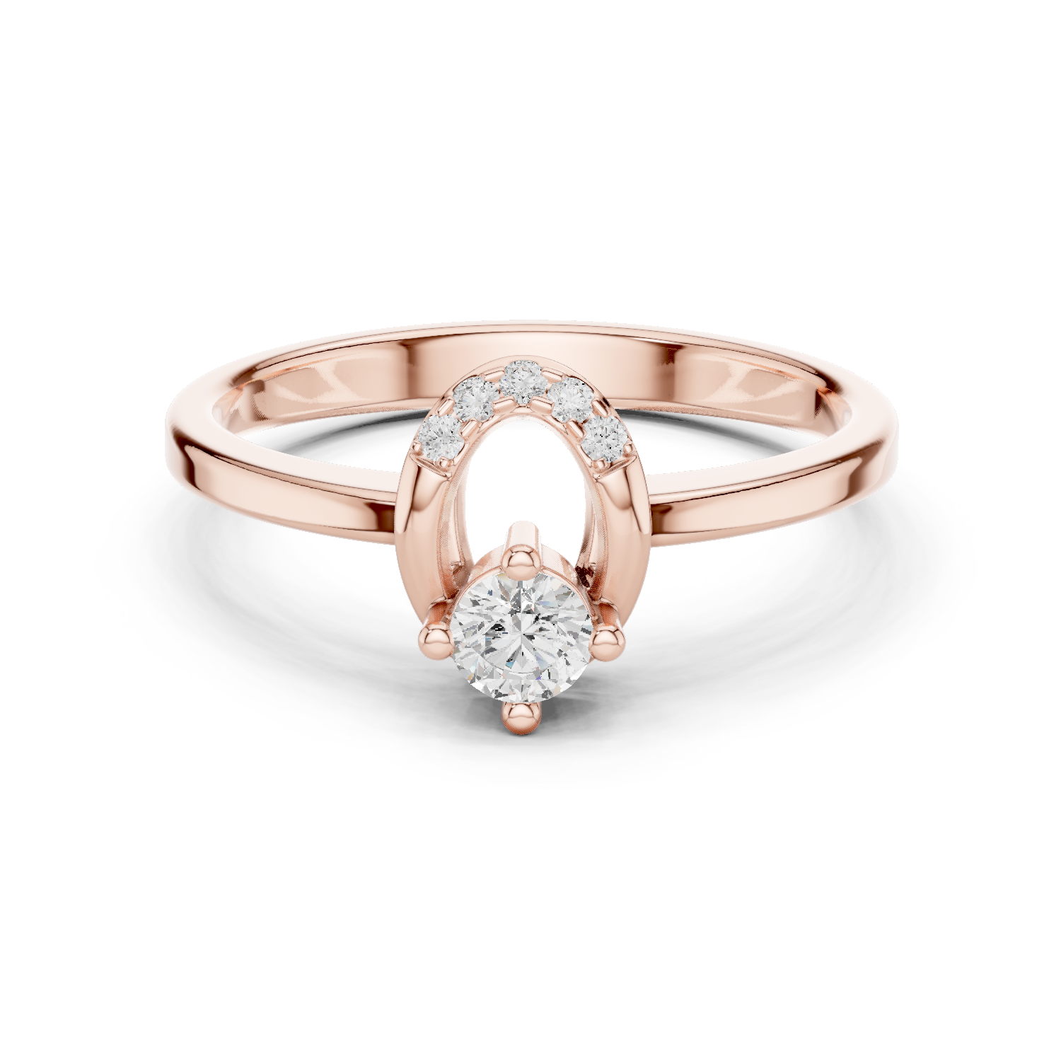 Gold Ring DDLR-840, Rose Gold