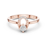 Gold Ring DDLR-840, Rose Gold