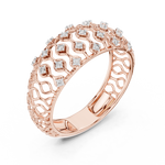 Gold Ring 12-10068@L, Rose Gold, view 2