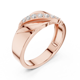 Gold Ring SBMR(27), Rose Gold, view 2