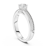 Gold Ring LR-0321, White Gold