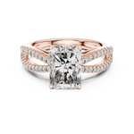 Gold Ring L03-704, Rose Gold