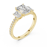 Gold Ring DDLR-790, Yellow Gold, view 2