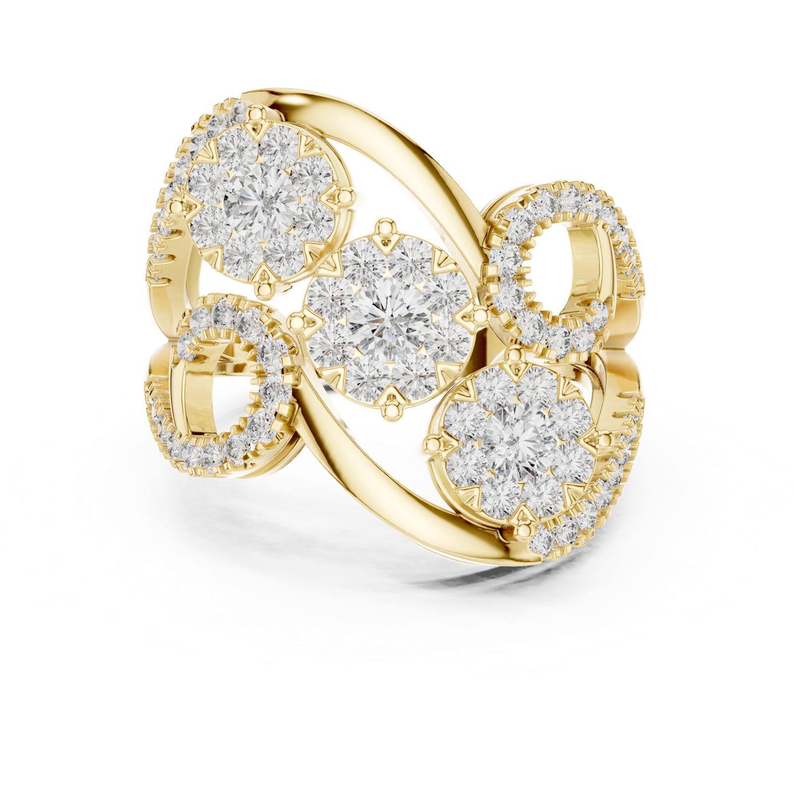 Gold Ring 19-120002L, Yellow Gold, view 4
