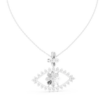 Gold Pendant GPD-0020, White Gold, view 4