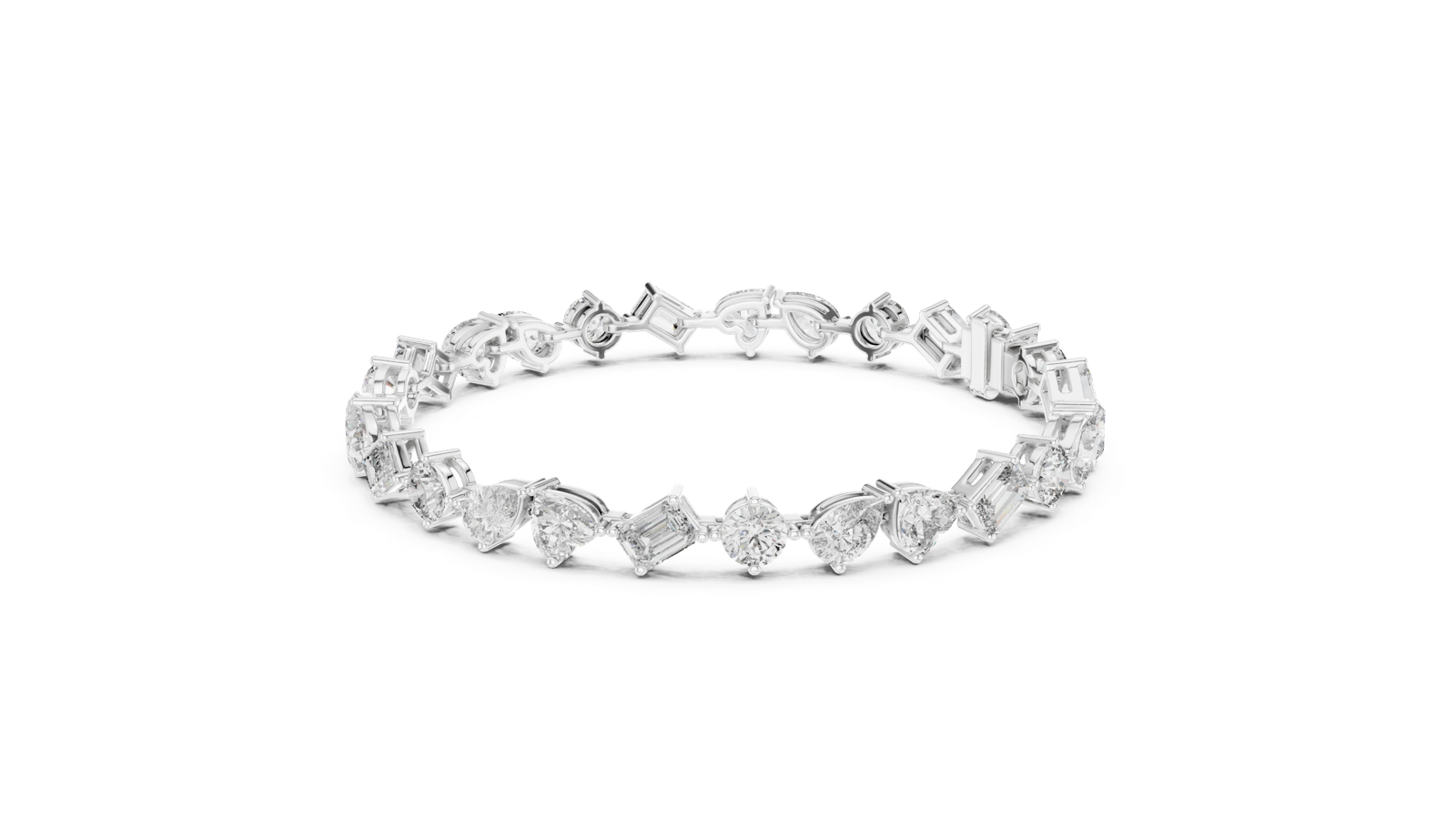 Gold Bracelet DP0028, White Gold