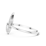 Gold Ring DR-3430, White Gold, view 3